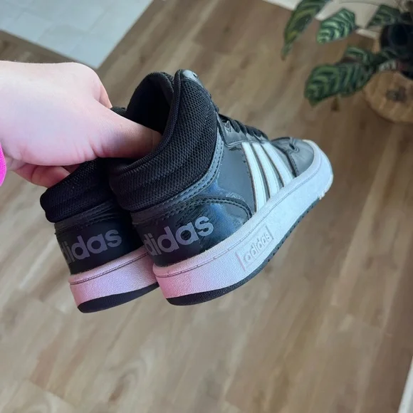 Adidas Black and White Sneakers - Picture 4 of 5